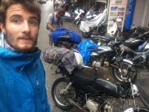 Descente du Vietnam à moto